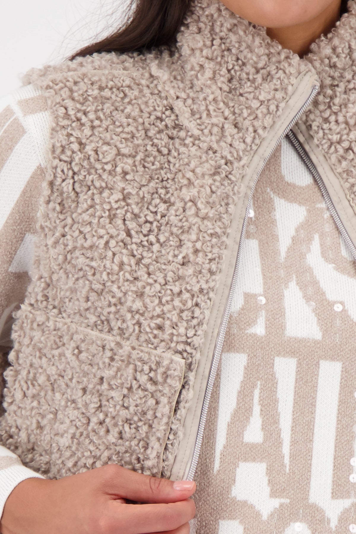 Weste - Lederimitat - Wender