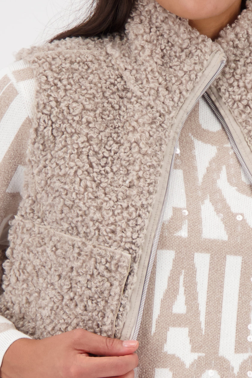 Weste - Lederimitat - Wender