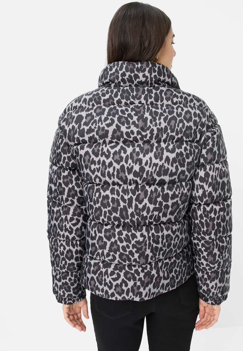 Steppjacke - Animalprint