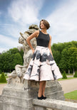 Cocktail Kleid - Scuba Oberteil