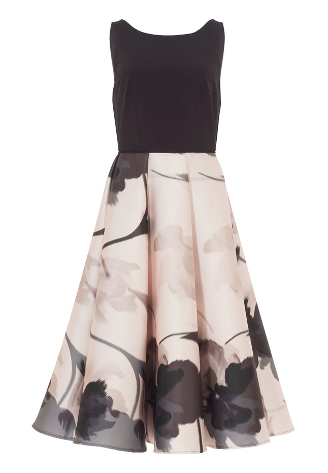 Cocktail Kleid - Scuba Oberteil