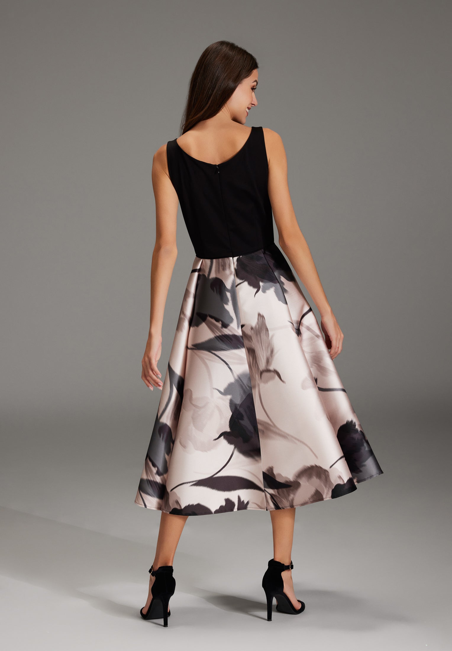 Cocktail Kleid - Scuba Oberteil