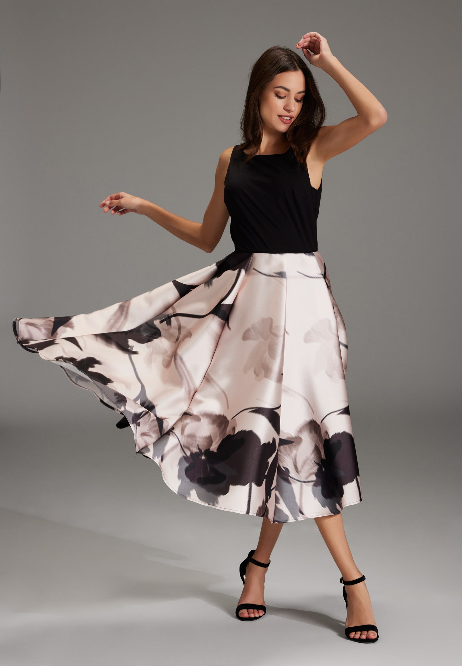 Cocktail Kleid - Scuba Oberteil