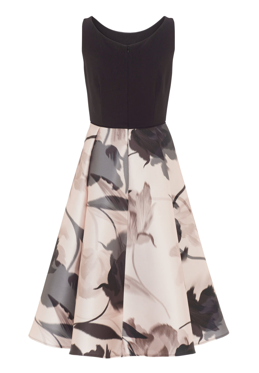 Cocktail Kleid - Scuba Oberteil