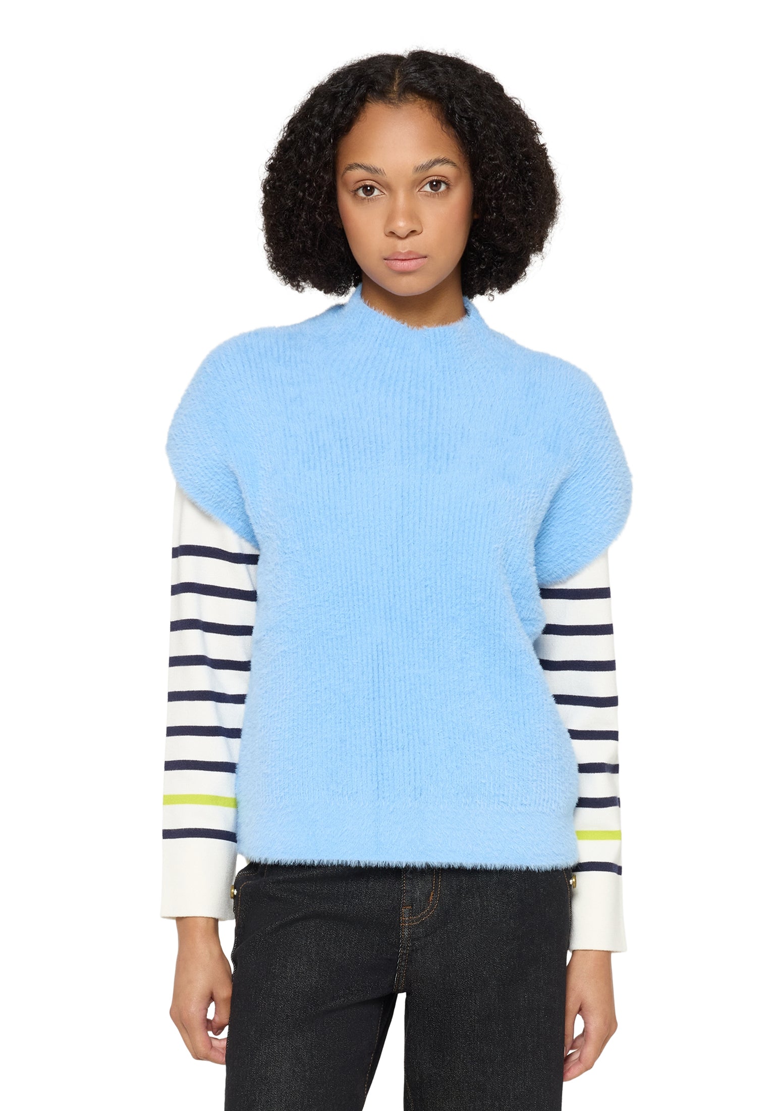 Strickpullunder - Stehkragen