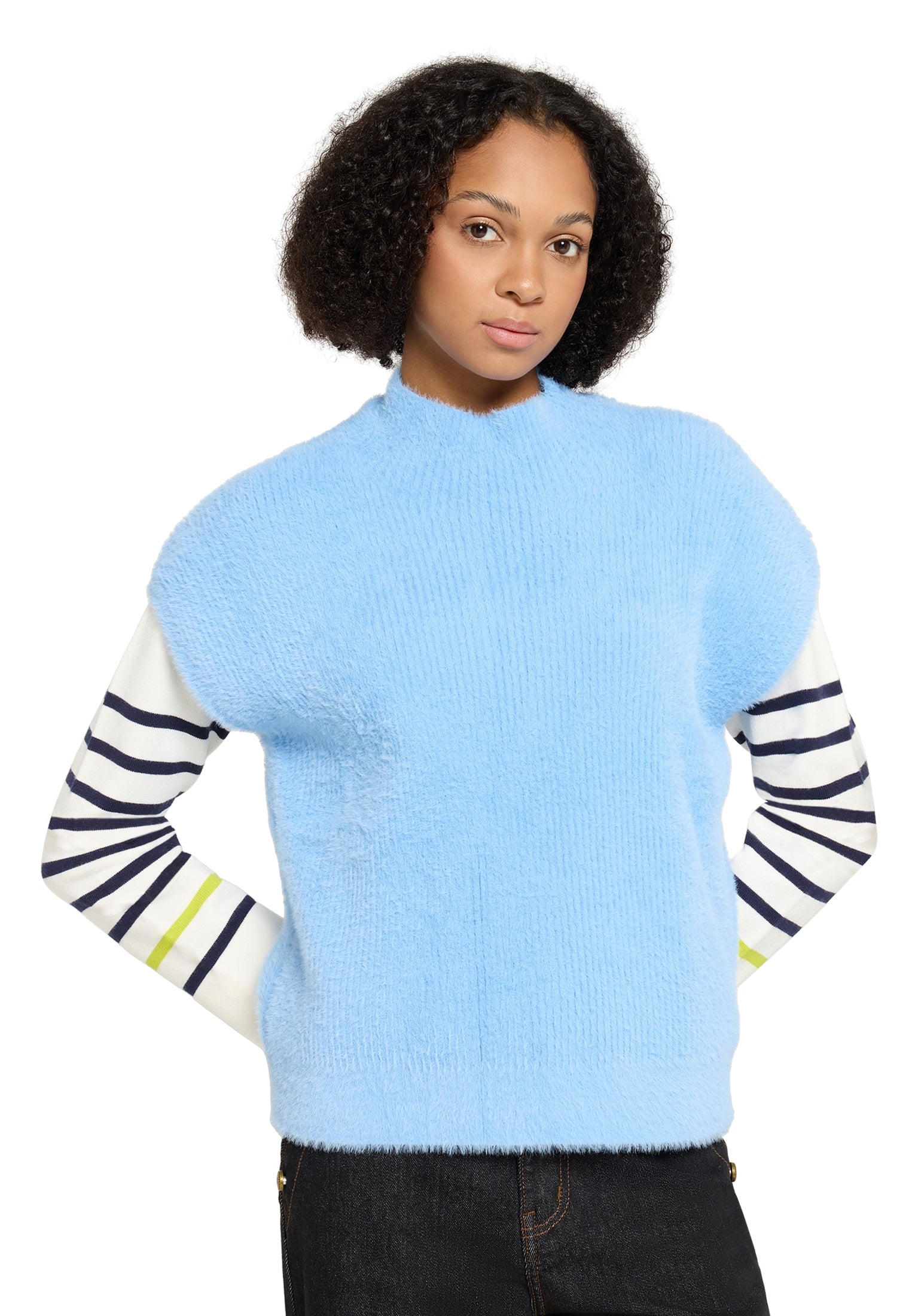 Strickpullunder - Stehkragen