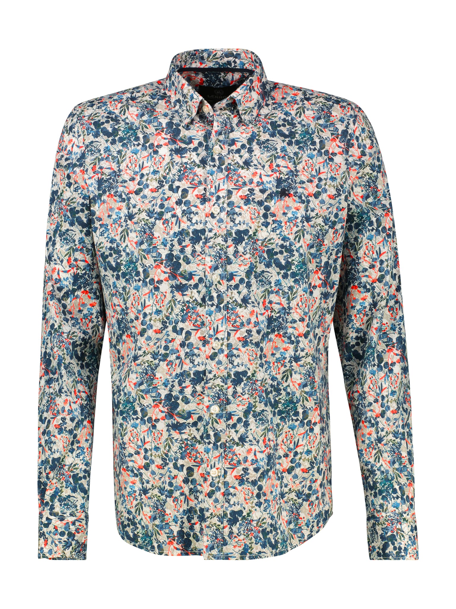 Langarmhemd - Button Down