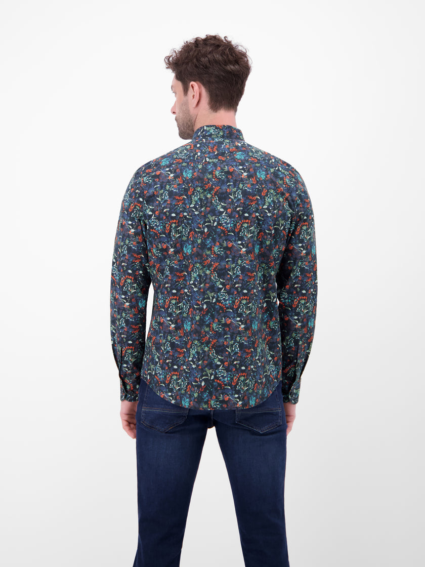 Langarmhemd - Button Down