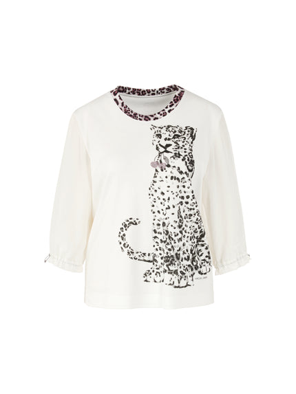 Blusenshirt - Leo Print