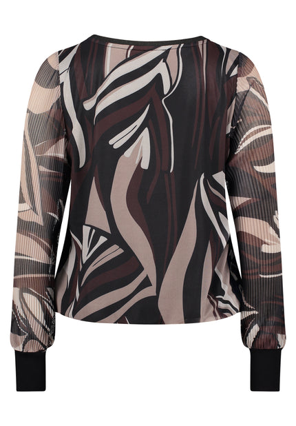 Langarmkshirt - Mesh