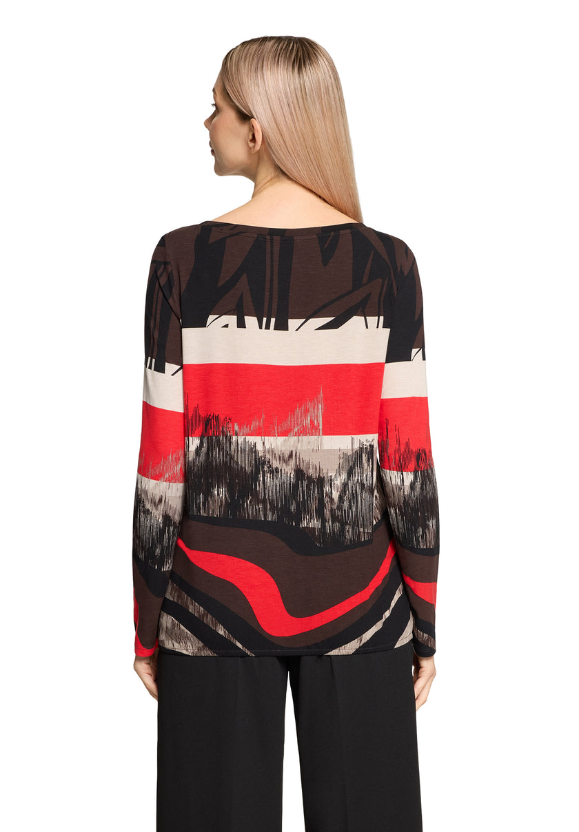 Langarmshirt - Alloverprint