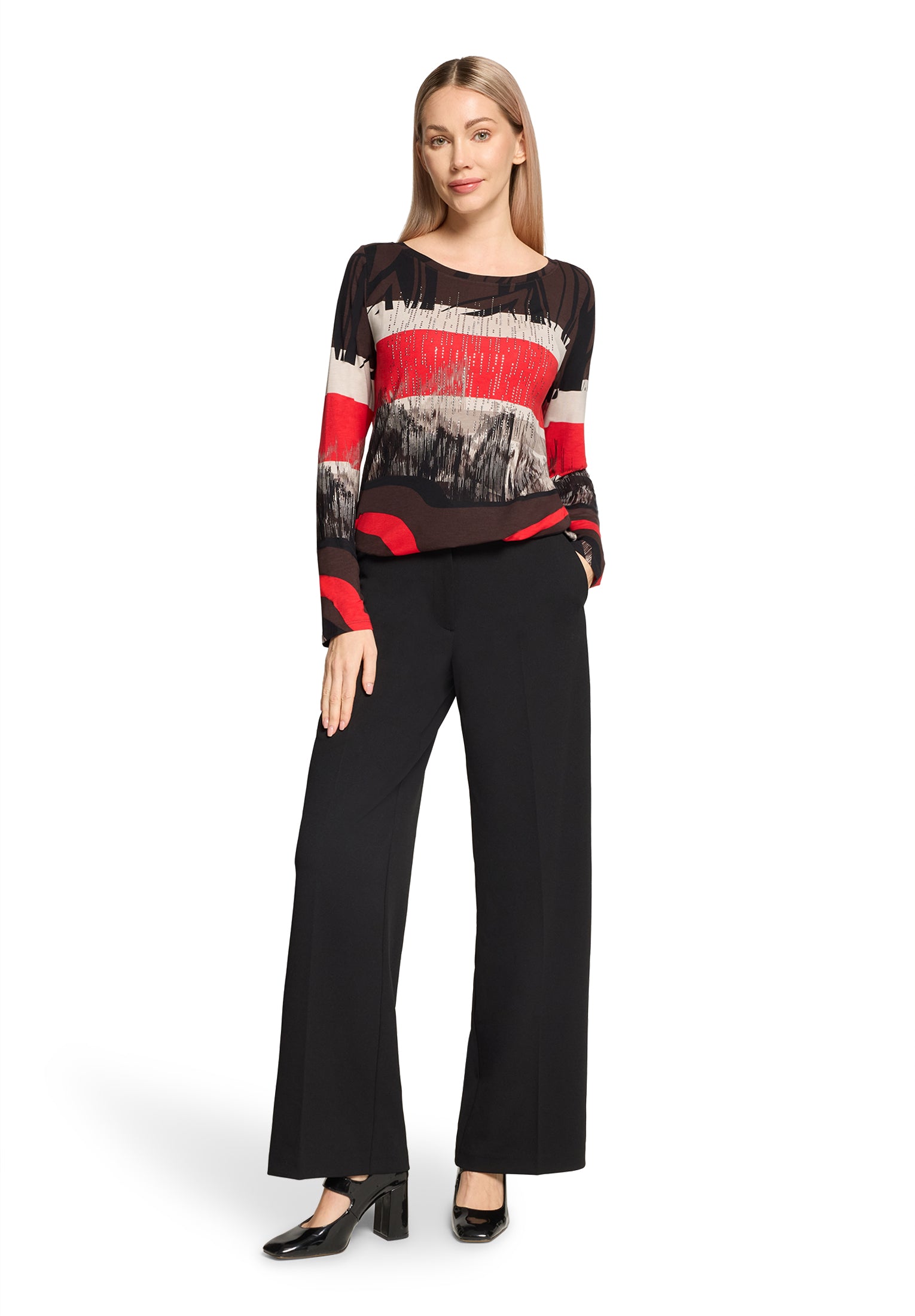 Langarmshirt - Alloverprint