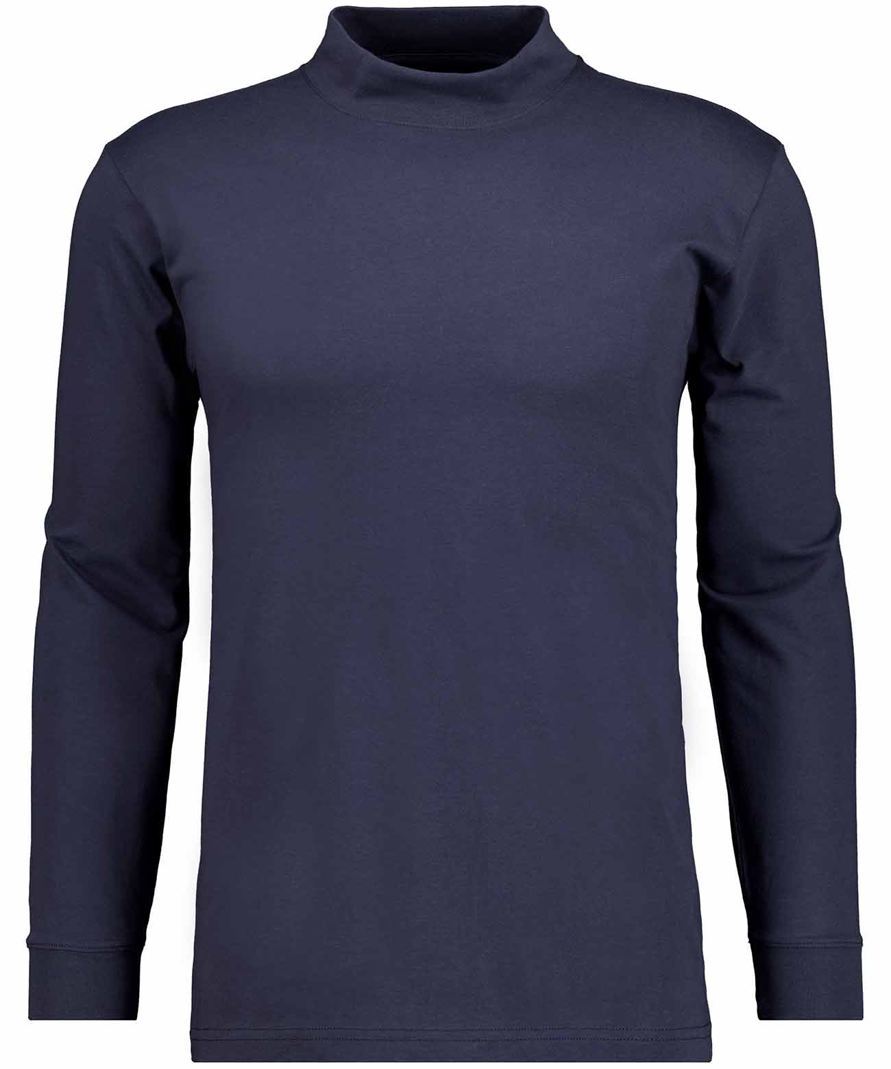 Langarmshirt - Stehkragen