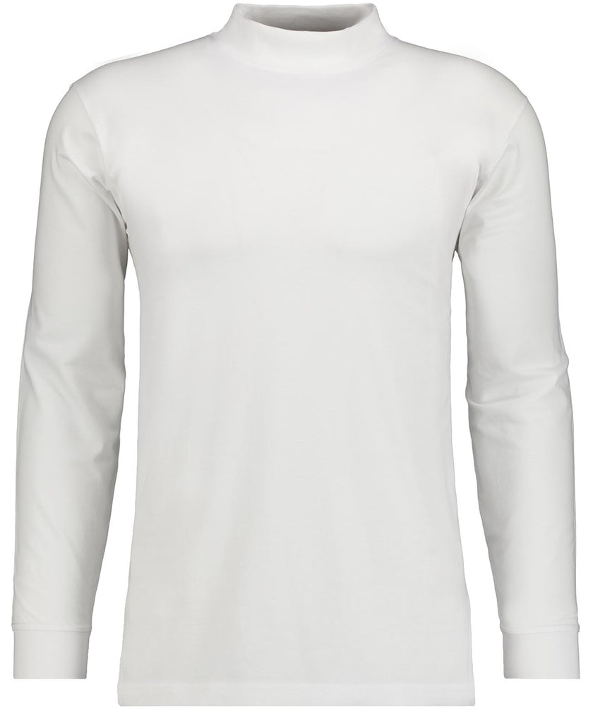 Langarmshirt - Stehkragen