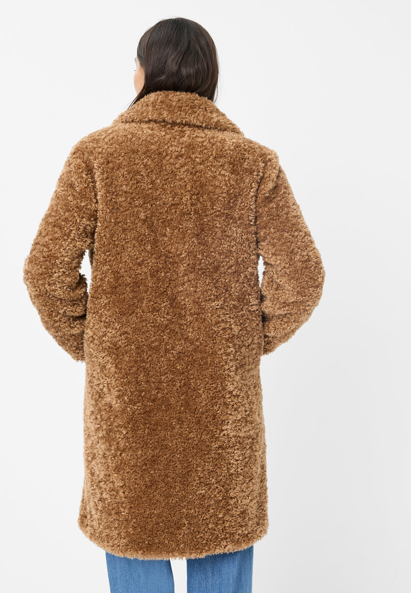 Webpelzmantel - Kurz