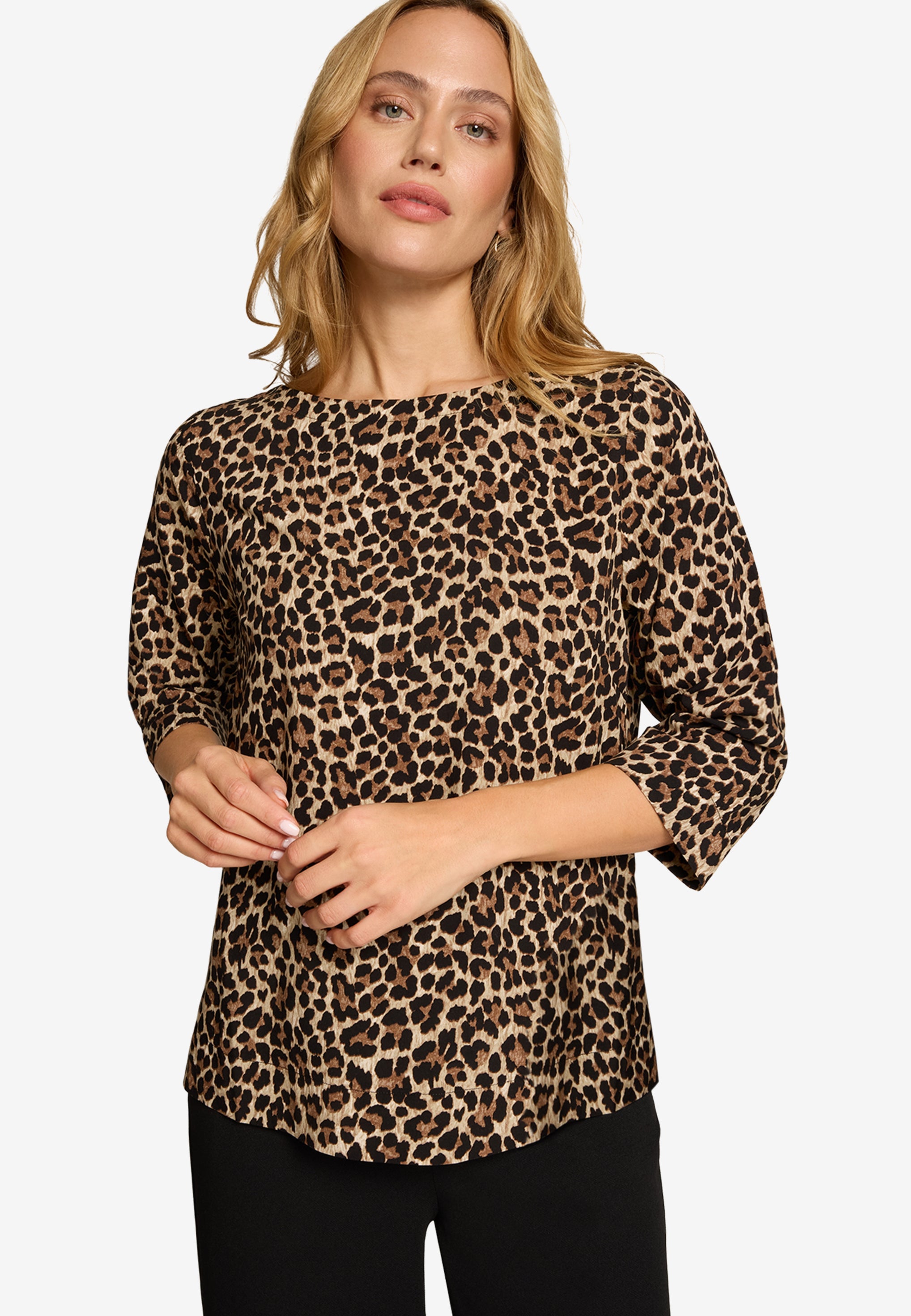 Leobluse - Rundhalsausschnitt