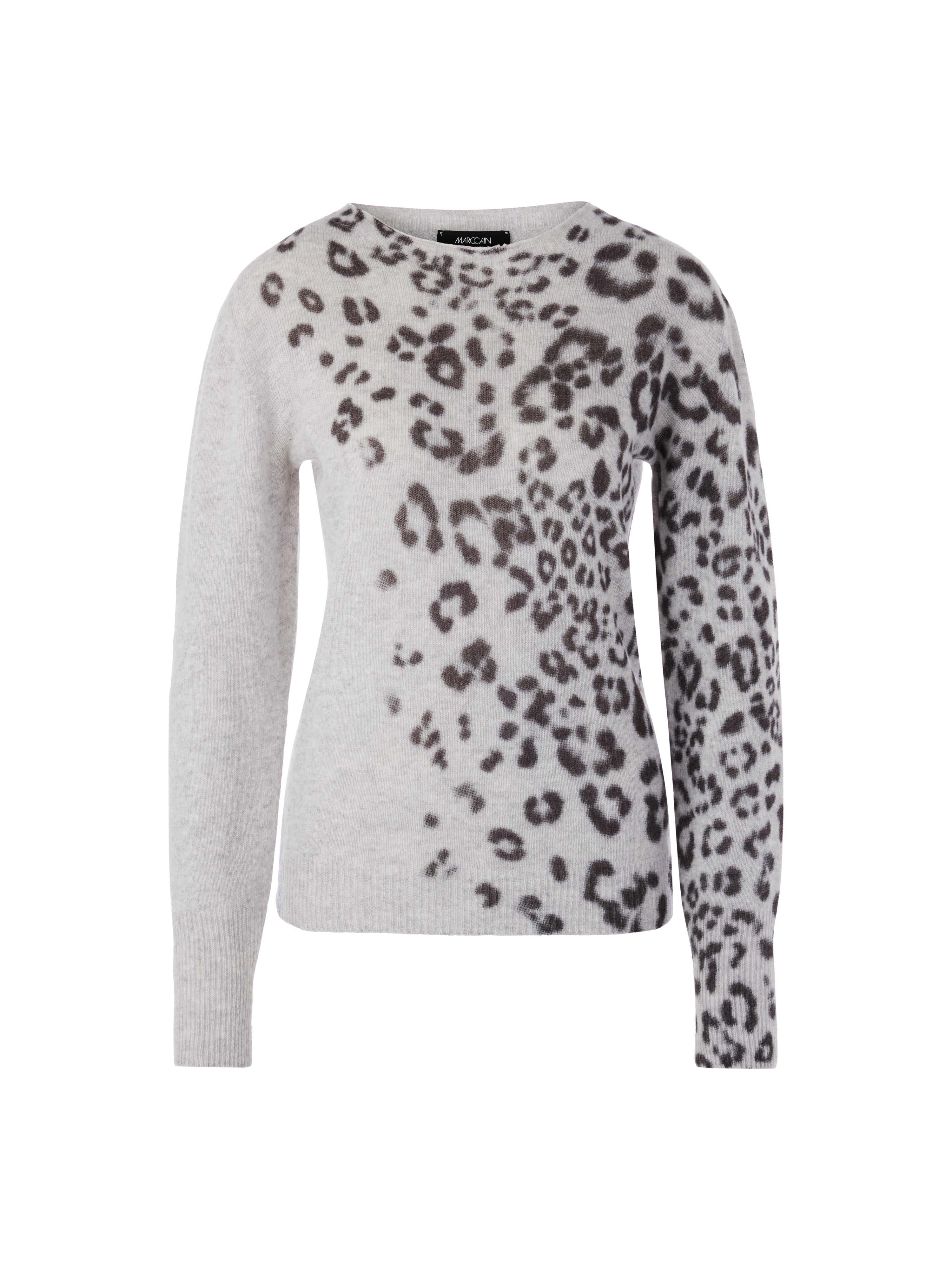 Feinstrickpullover - Animalprint