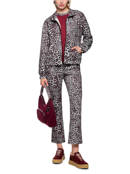 Sweatjacke -  Leo Print