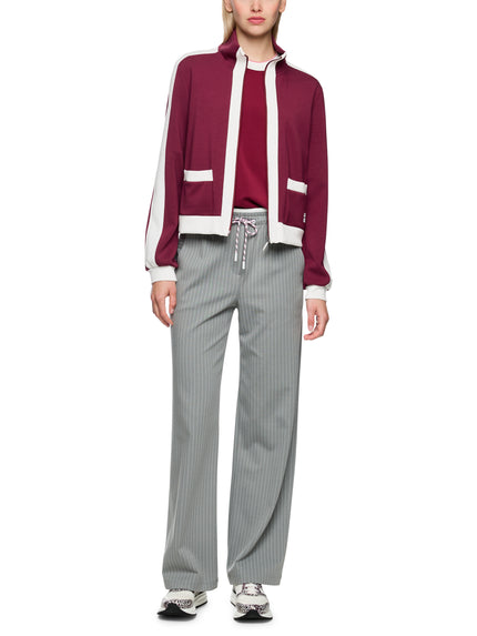 Sweatjacke - Stehkragen