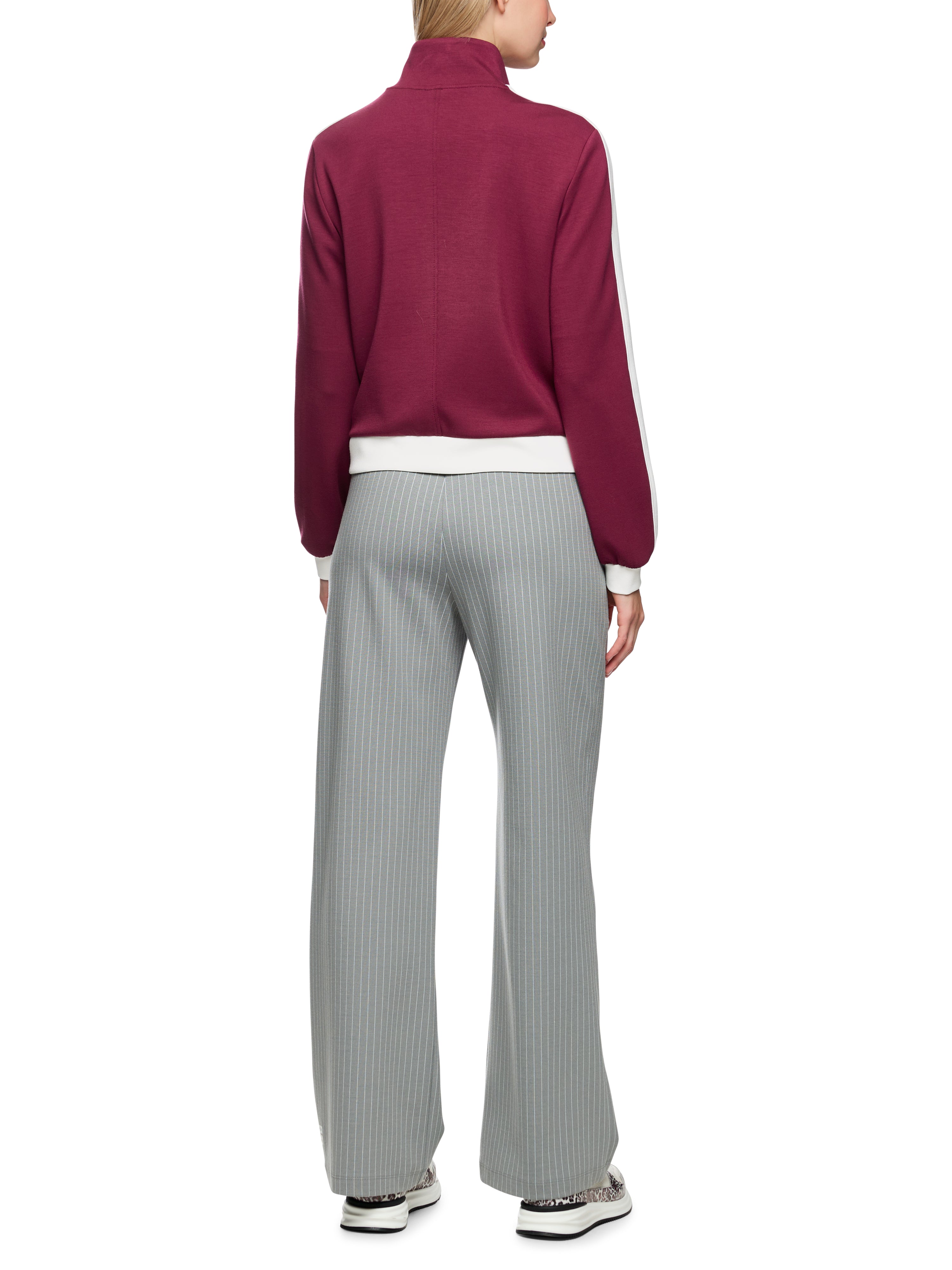 Sweatjacke - Stehkragen