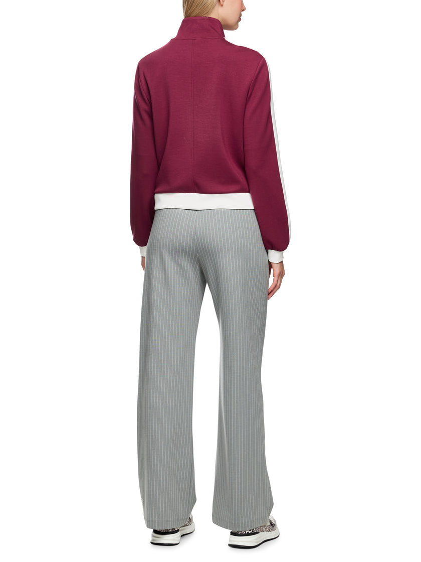 Sweatjacke - Stehkragen