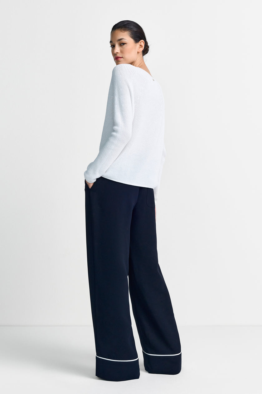 Feinstrickpullover - Rundhals