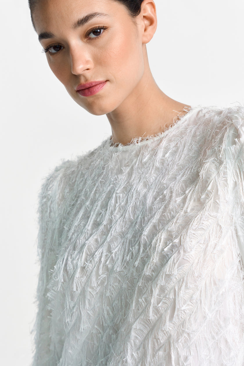 Bluse - Fransenbesatz