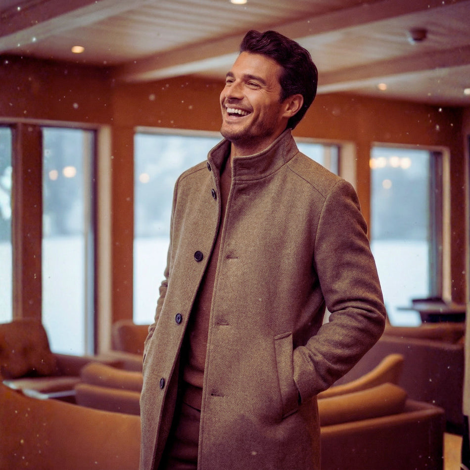 Kurzmantel -  Wolle