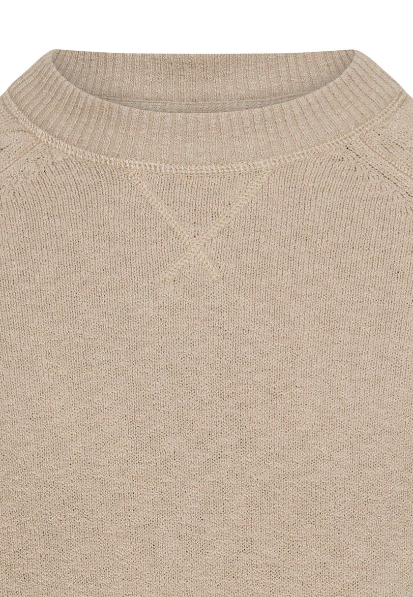 Strickpullover - Rundhalsausschnitt