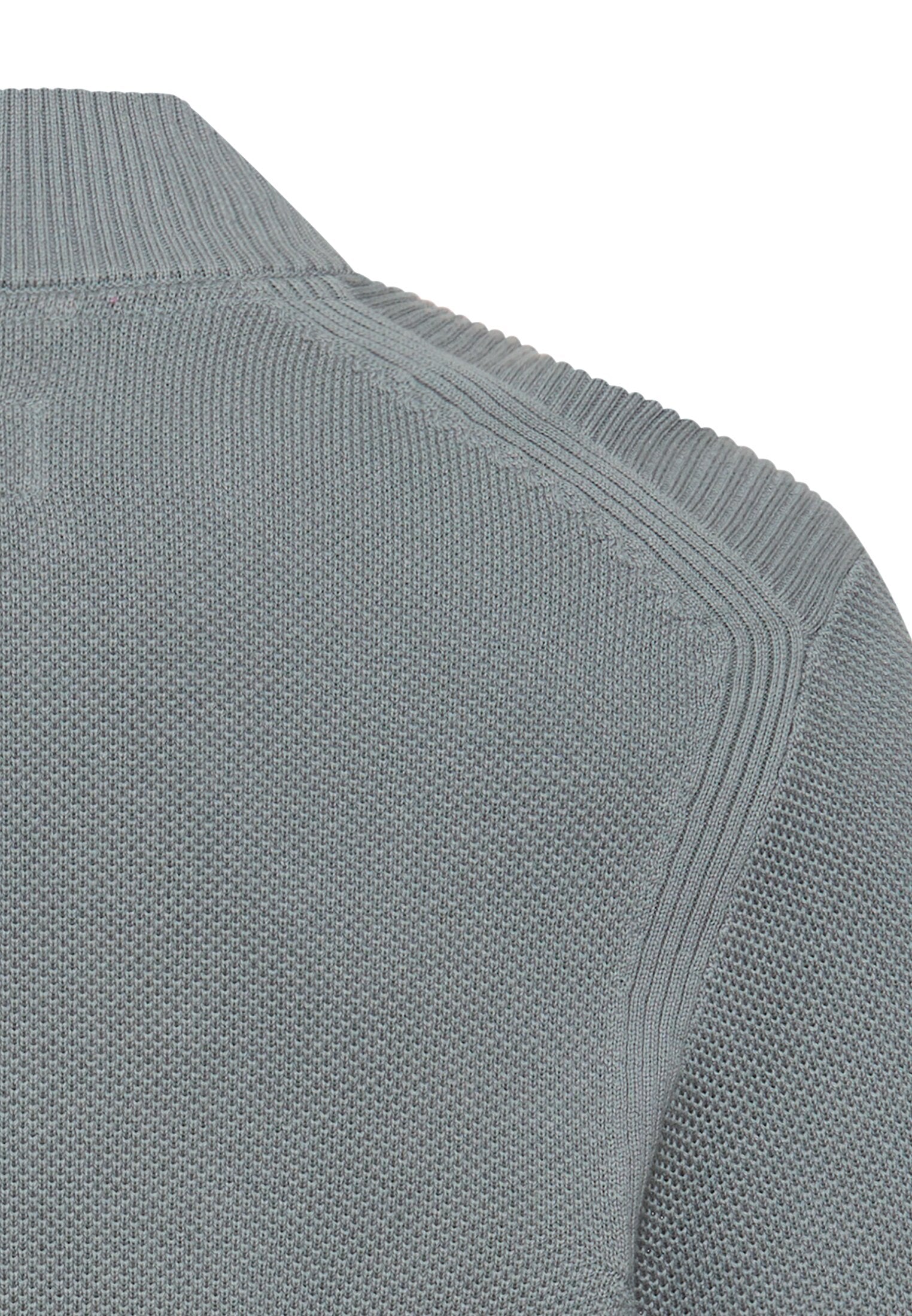 Strickjacke - Stehkragen