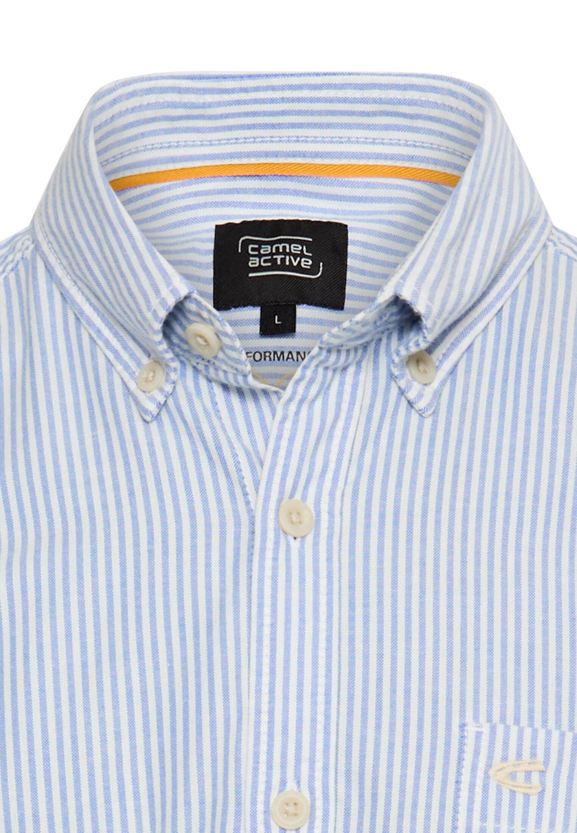 Langarmhemd - Baumwollmix