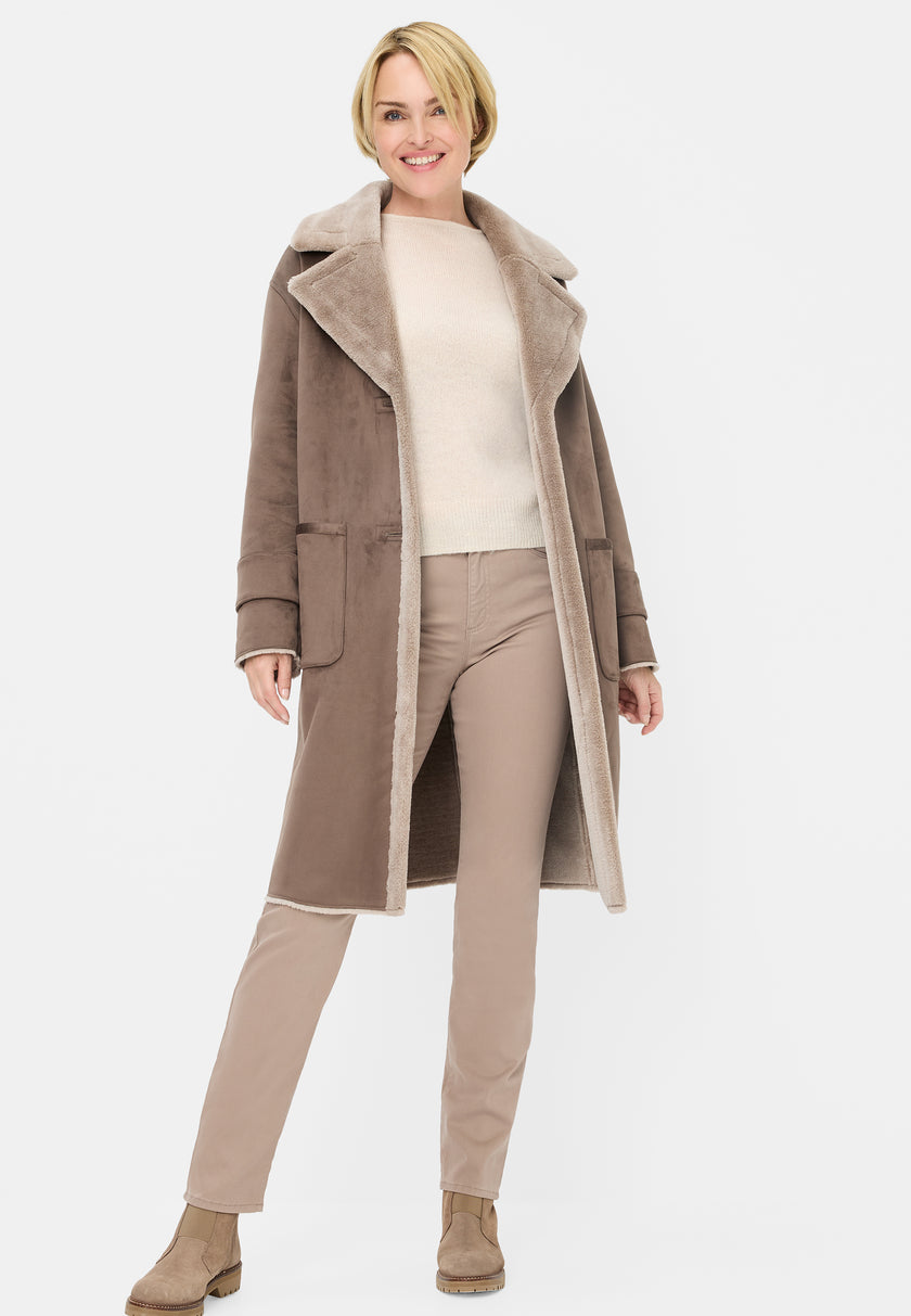 Kurzmantel - Webpelz