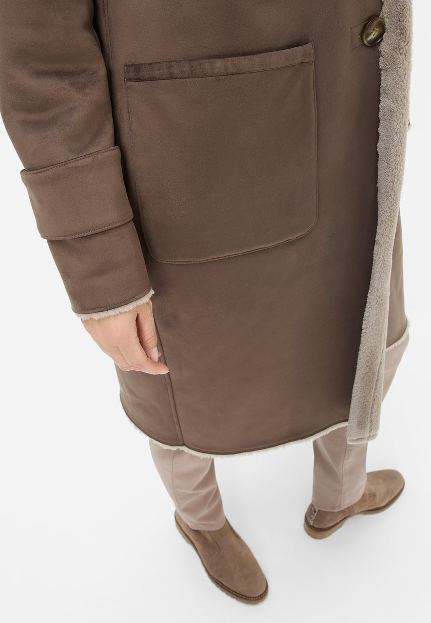 Kurzmantel - Webpelz