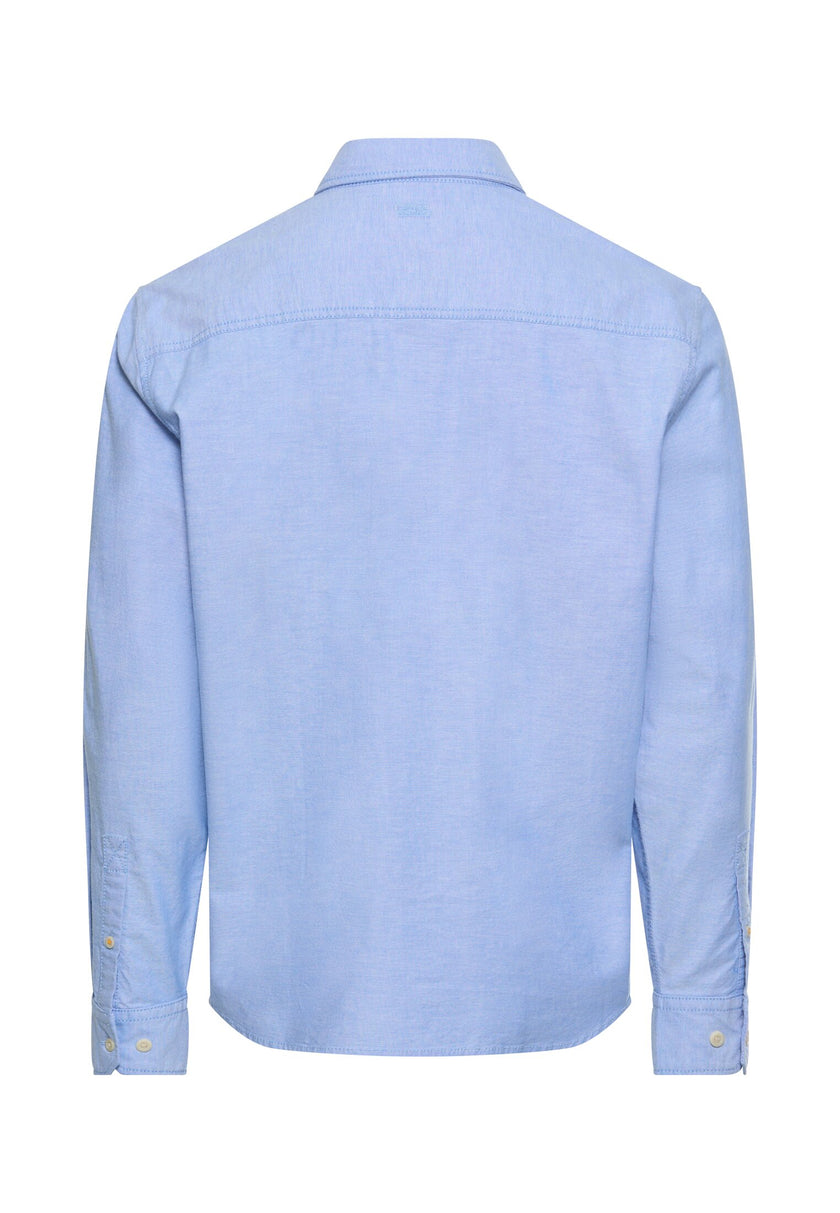 Langarmhemd - Button Down Kragen