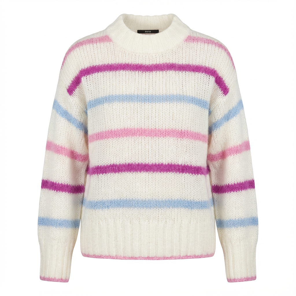 Pullover - Stehkragen