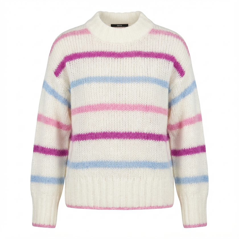 Pullover - Stehkragen