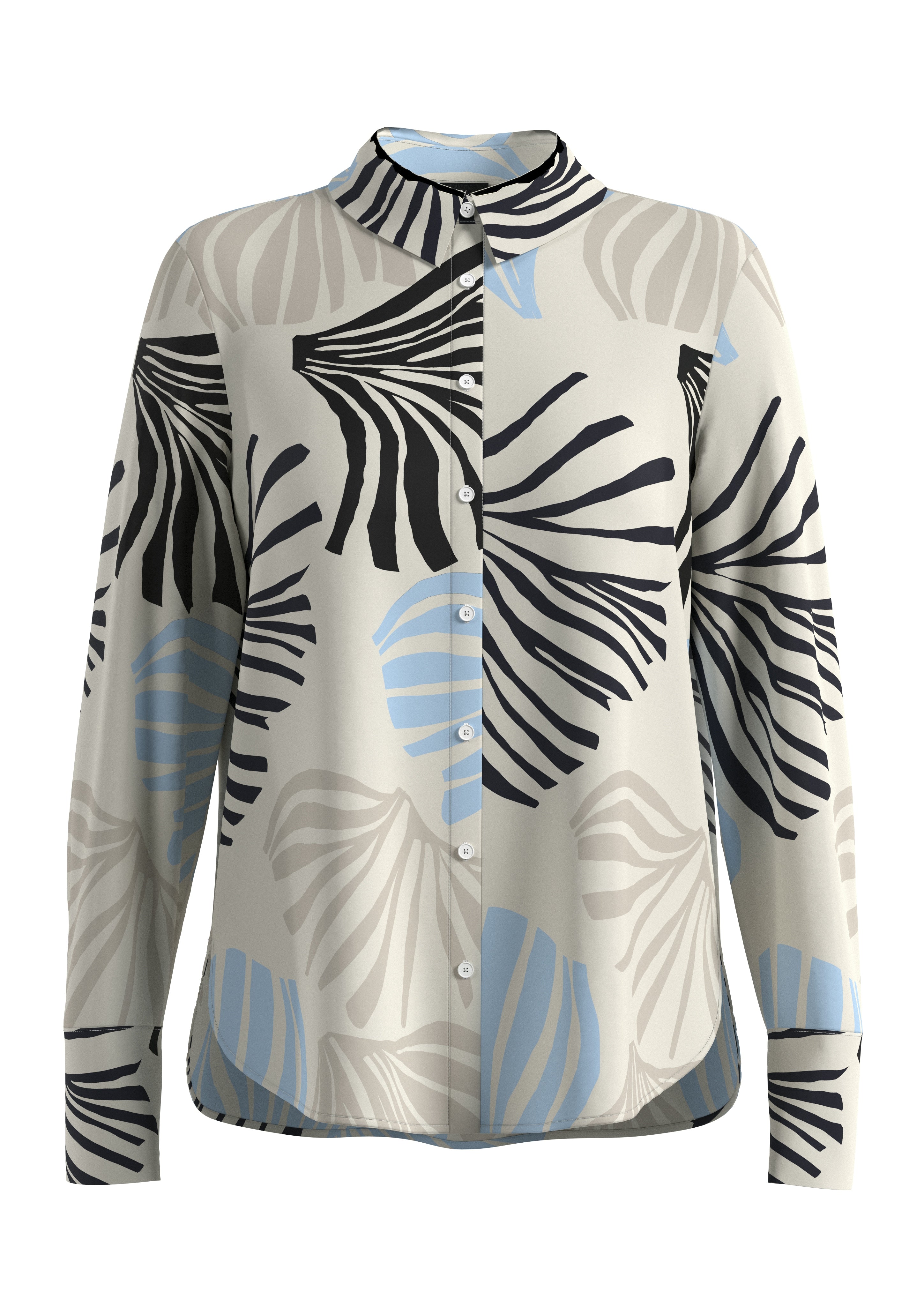 Hemdbluse - Alloverprint
