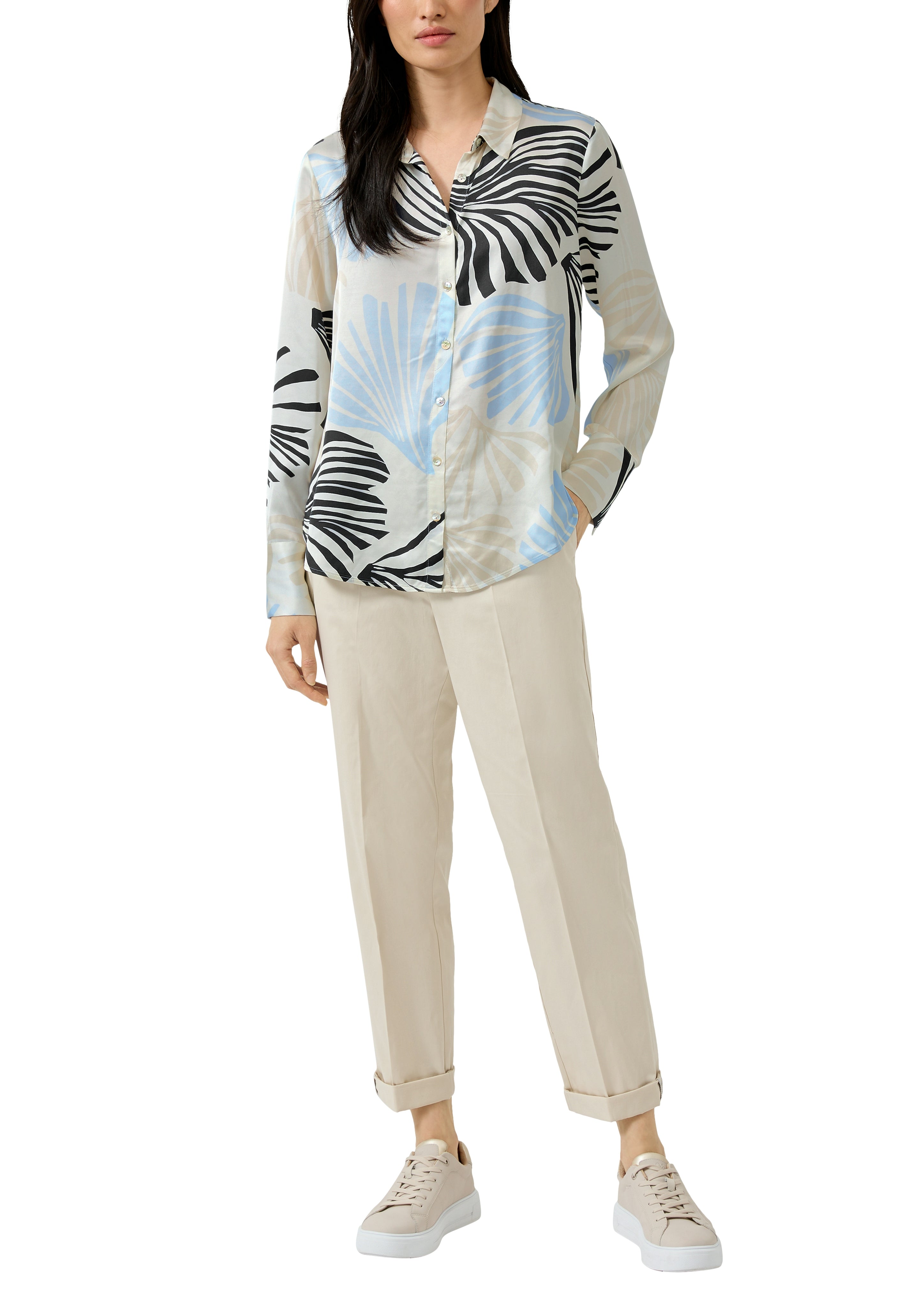 Hemdbluse - Alloverprint