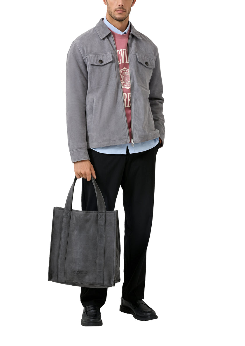 Tasche - Veloursleder