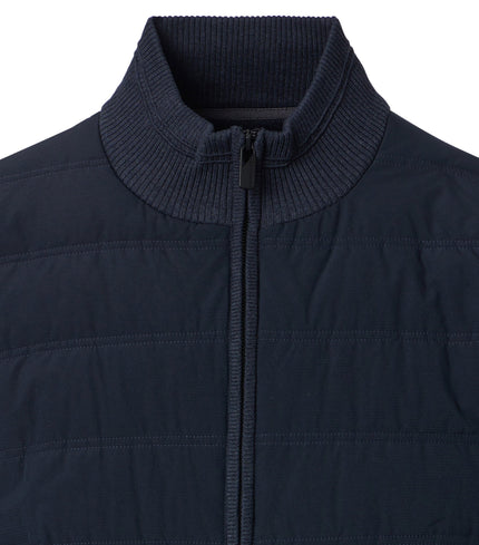 Strickjacke - Materialmix