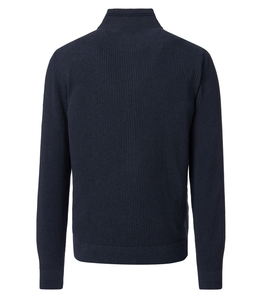 Strickjacke - Materialmix