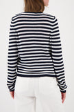 Strickjacke - Streifen