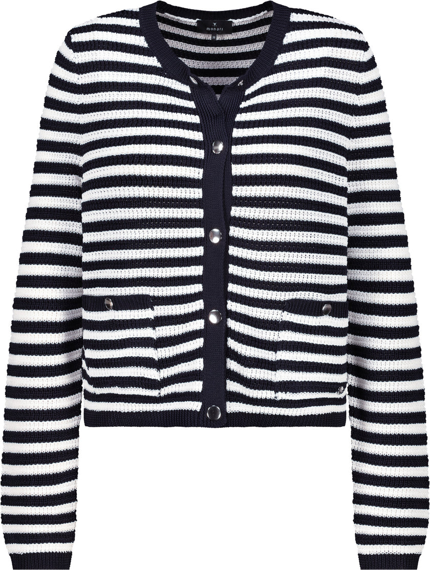 Strickjacke - Streifen