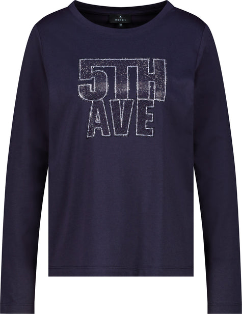 Langarmshirt - Strasssteine