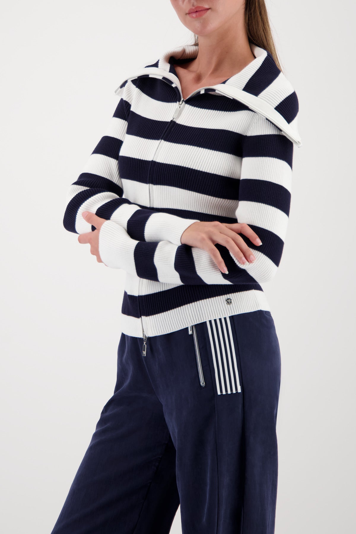 Strickjacke - Troyerkragen