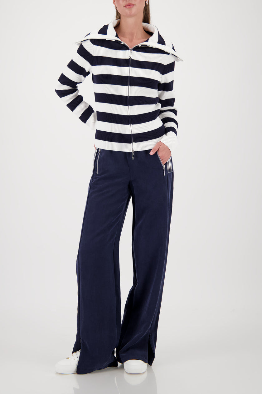 Strickjacke - Troyerkragen