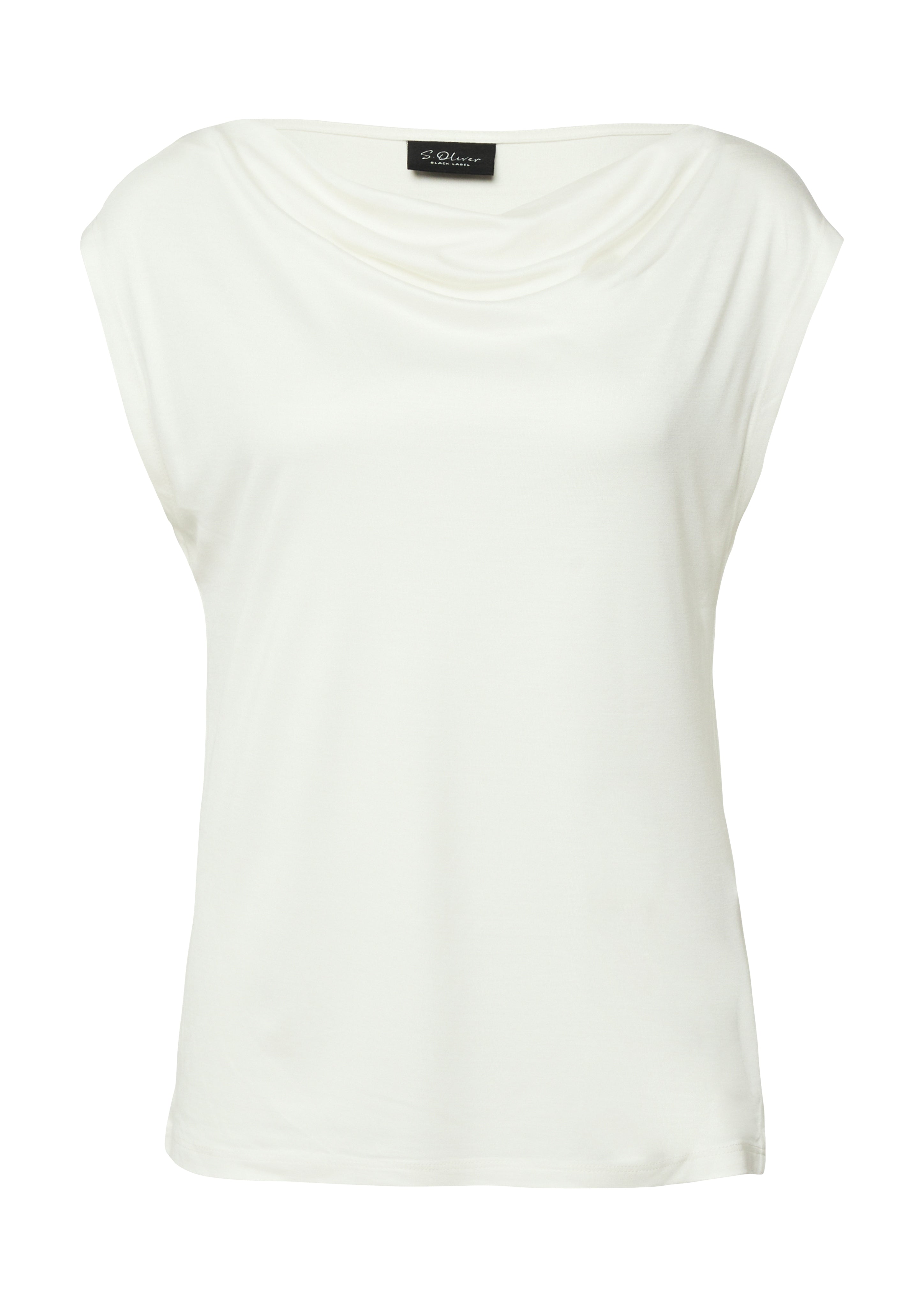 T-Shirt - Wasserfallausschnitt