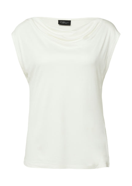 T-Shirt - Wasserfallausschnitt