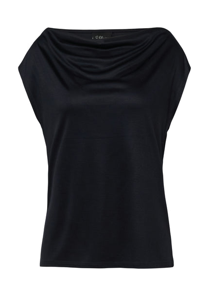 T-Shirt - Wasserfallausschnitt