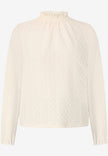 Bluse mit Lochmuster